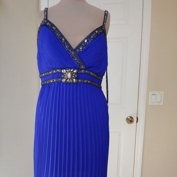 NWT Sue Wong  style N9366 in Saphire Color Size 12 - Picture 2 of 5